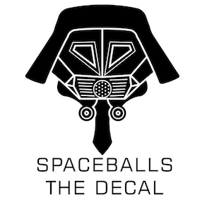 Spaceballs The Decal | Spaceballs | Movie | Vinyl | Diecut Decal | Car | Window Decal |  Laptop Sticker