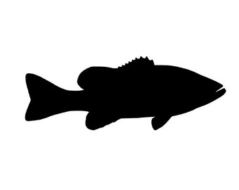 Smallmouth Bass Decal | Bass | Fishing | Vinyl | Diecut | Decal | Car | Window Decal |  Laptop Sticker