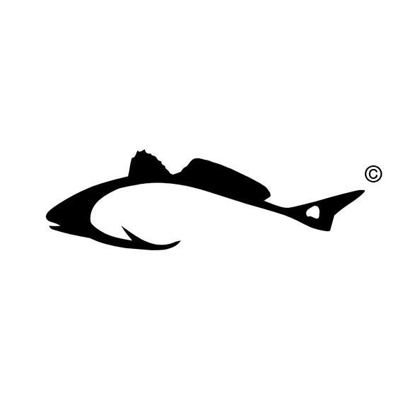 Redfish Hook Decal | Fishing | Redfish | Vinyl | Diecut | Decal | Car |  Window Decal | Laptop Sticker