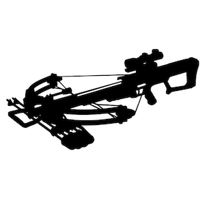 Crossbow Decal | Bow | Archery | Hunting | Vinyl | Diecut | Decal | Car | Window Decal |  Laptop Sticker