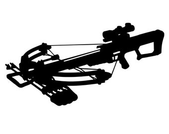 Crossbow Decal | Bow | Archery | Hunting | Vinyl | Diecut | Decal | Car | Window Decal |  Laptop Sticker