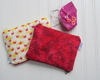 Wet Bag, Small Custom Fabric Double Sided