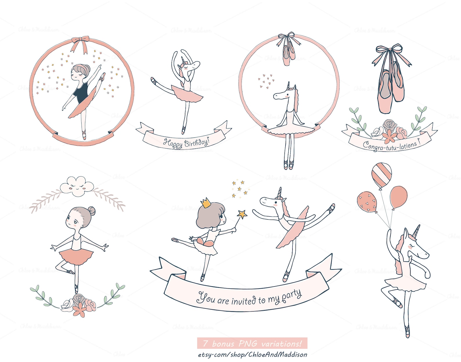unicorn ballet party clipart | unicorns tutus ballerina vector | birthdays invites cardmaking scrapbook | 25 png 300dpi | instan unicorn ballet party clipart | unicorns tutus ballerina vector | birthdays invites cardmaking scrapbook | 25 png 300dpi | instan