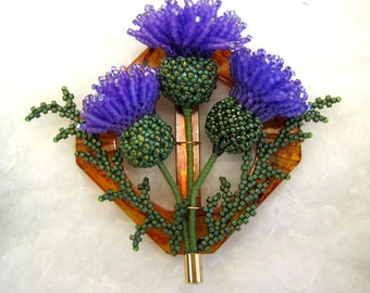 Thistle: Purple Scottish Thistle Tutorial