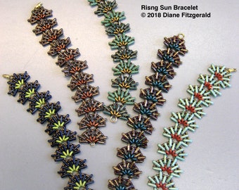 Rising Sun Bracelet Tutorial