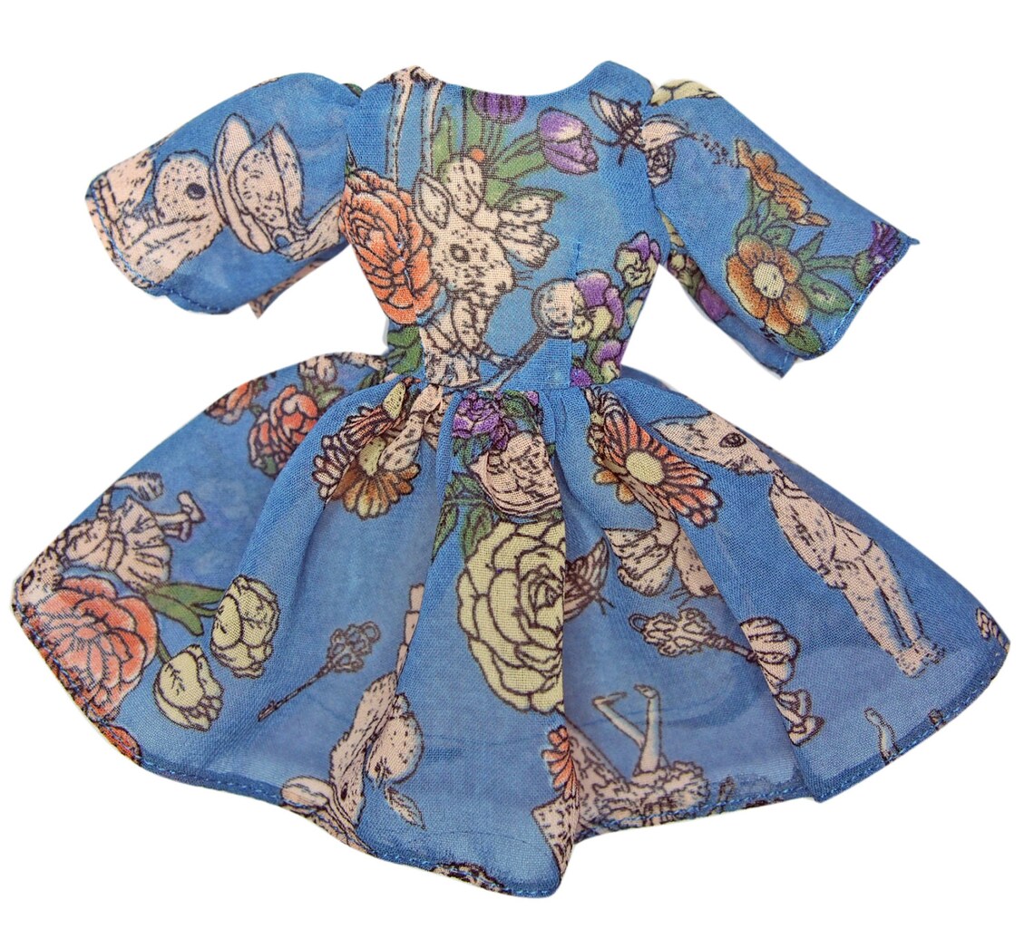 Chiffon Dress patterns & Instructions for Blythe Etsy