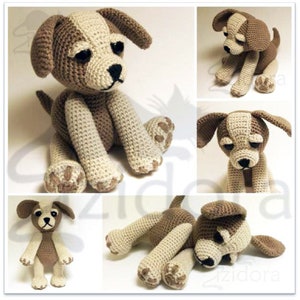 PATTERN (English Only): Sammy the Puppy Dog, Crochet dog, crochet Animal, Crochet Puppy, Amigurumi Puppy Pattern - Instant PDF Download