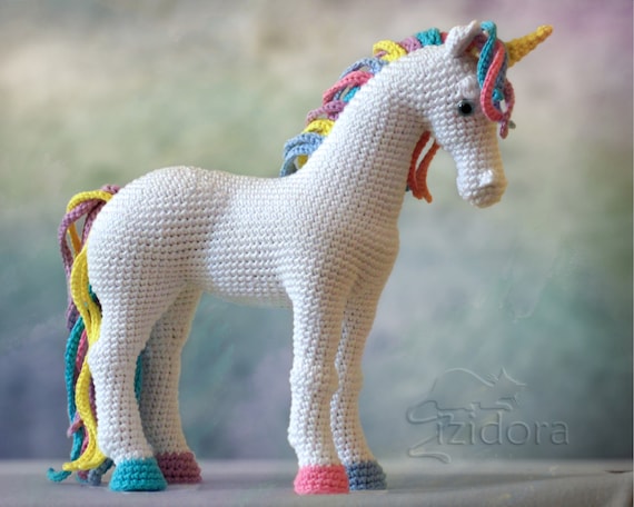 PATTERN (english Only): Candi the Unicorn, Crochet 
