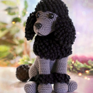 PATTERN English Only: Poodle Puppy crochet dog, crochet puppy, crochet Poodle Puppy, amigurumi poodle dog Instant PDF Download Bild 3