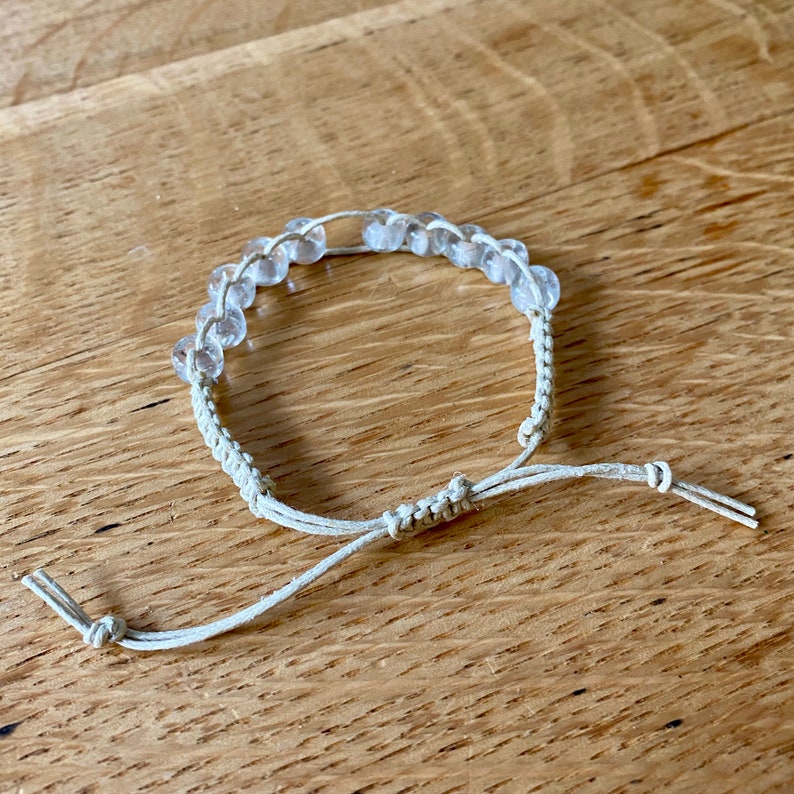 Abacus 110 Counting Bracelet Clear Etsy