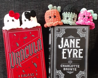 Ghost Bookmark | Crochet Ghost | Crochet Bookmark | Creepy Cute