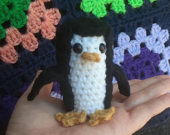 Crochet Pattern Low-Sew Penguin