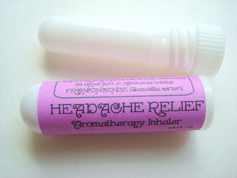 HEADACHE Aromatherapy Inhaler Essential Oil Essential Oil Etsy