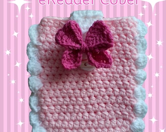 Coquette Pink eReader Case Crochet