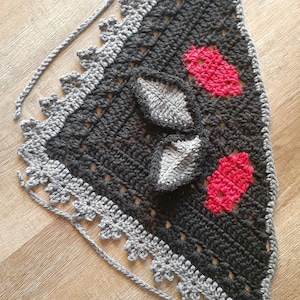 Mothman Crochet Hair Bandana image 6