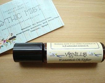 Vanilla Essential Oil, Vanilla Perfume, Vanilla Rollerbottle, Vanilla Oil, Pure Essential Oils