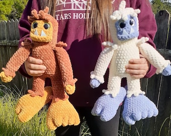 Bigfoot & Yeti Crochet Pattern | Tim-Ber