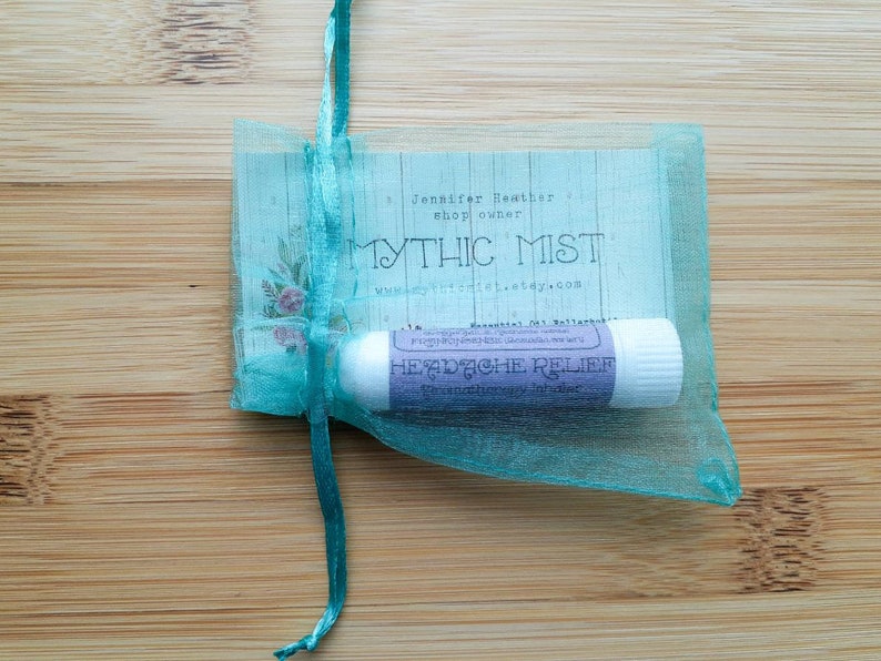 HEADACHE Aromatherapy Inhaler Essential Oil Essential Oil Etsy