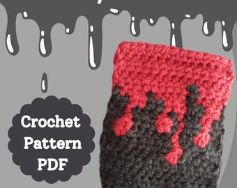 Creepy Book Sleeve Crochet Pattern | eReader, Paperback, Hardcover (PDF)