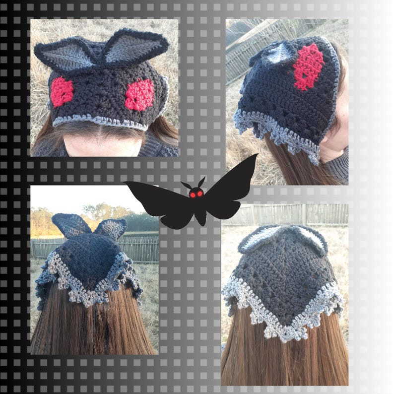 Mothman Bandana Häkelanleitung PDF Bild 6