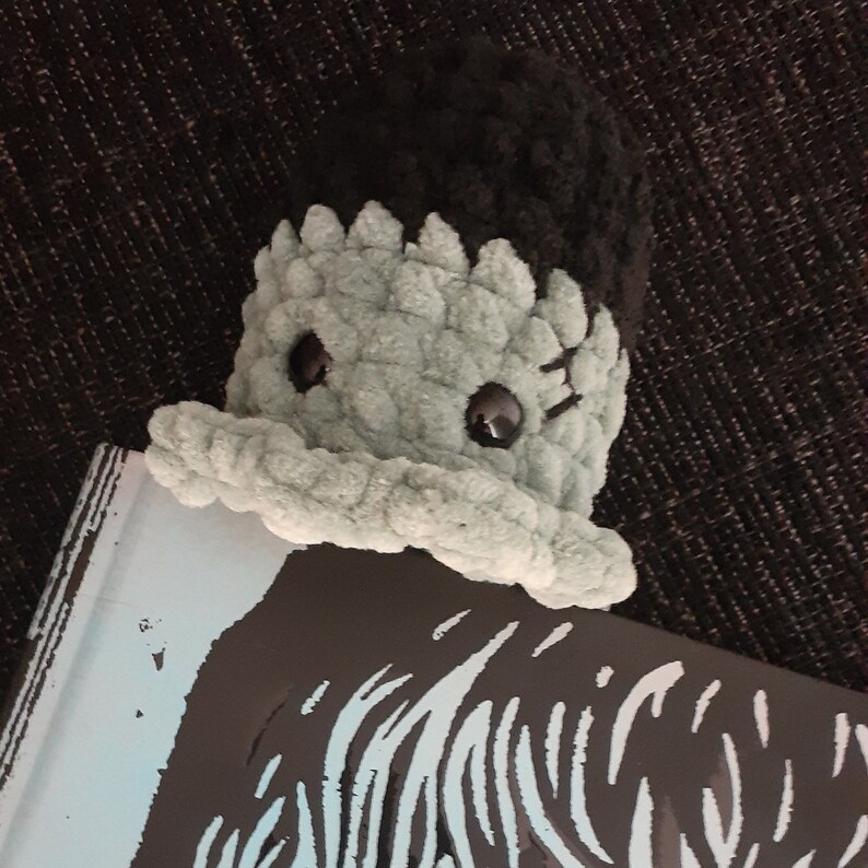 Frankenstein Bookmark Crochet Ghost Crochet Bookmark image 3