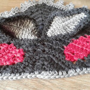 Mothman Crochet Hair Bandana image 5