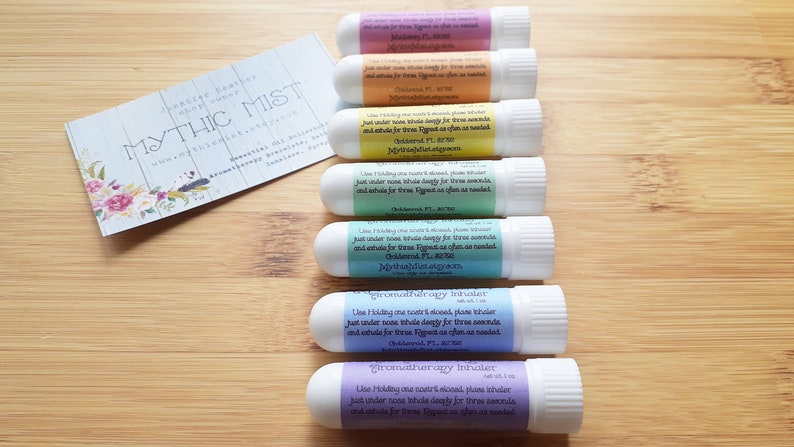 Set of 2 Aromatherapy Inhalers | Essential Oils - Etsy