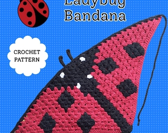 Ladybug Bandana Crochet Pattern