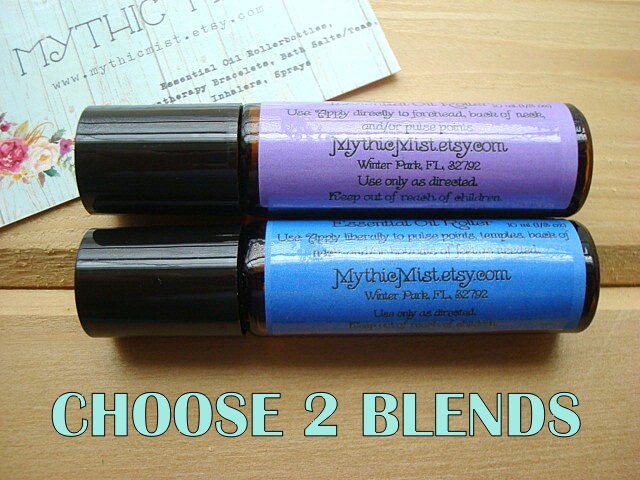 Unique Gift | Set of 2 Essential Oil Rollers | Stocking Stuffer | Aro…