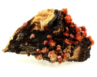 Midelt Morocco 363.9 ct Mineral stone raw mineral specimen Vanadinite Goethite Mibladen Mining District