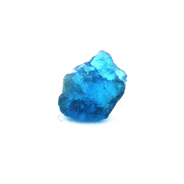 Apatite bleu neon. 1.22 ct. Betroka, Anosy, Madagascar