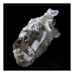 Quartz fantôme. 467.0 ct. Plan du Lac, Oisans, Savoie, France
