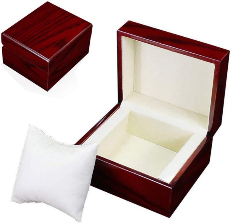 Luxury style wooden watch case. Storage box 1 to 12 watches. Gift box. Pour 1 montre
