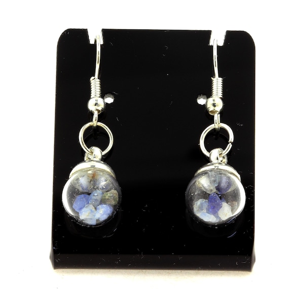Benitoite earrings best sale