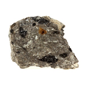 Kaersutite. 216.4 cents. Boulder Dam area, Mohave Co., Arizona, USA. Rare. Minerals raw stone mineral specimen image 1