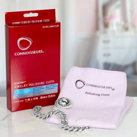 UltraSoft® Silver Jewelry Polishing Cloth - Connoisseurs Jewelry Cleaner