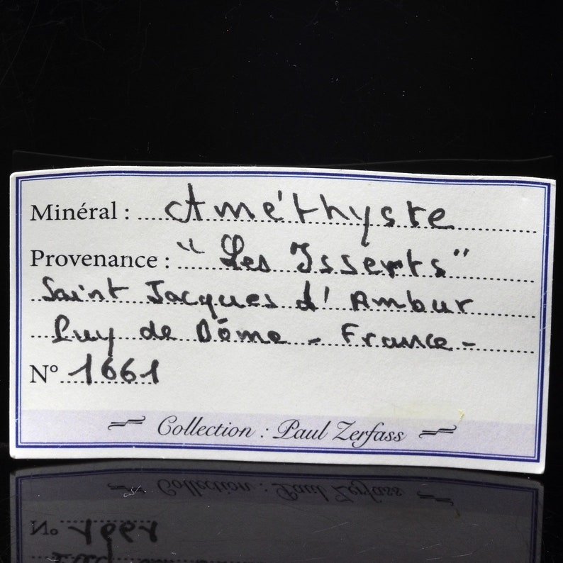 837.0 CT d/'ambur Puy-de-D\u00f4me France. Les Isserts Amethyst