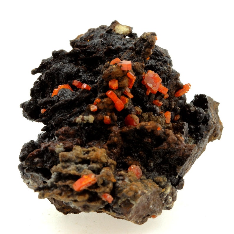 Midelt Morocco 363.9 ct Mineral stone raw mineral specimen Vanadinite Goethite Mibladen Mining District