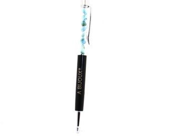 Larimar mineral pen from the Dominican Republic. Color of your choice