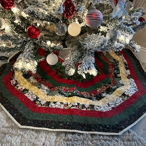 Quilted Christmas Tree Skirt