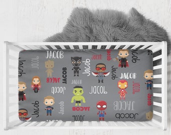 marvel crib bedding