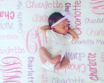 personalized baby blanket etsy