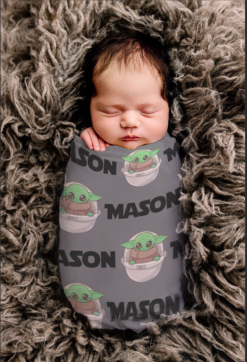 Baby Yoda Blanket Star Wars Blanket Mandalorian Blanket Etsy