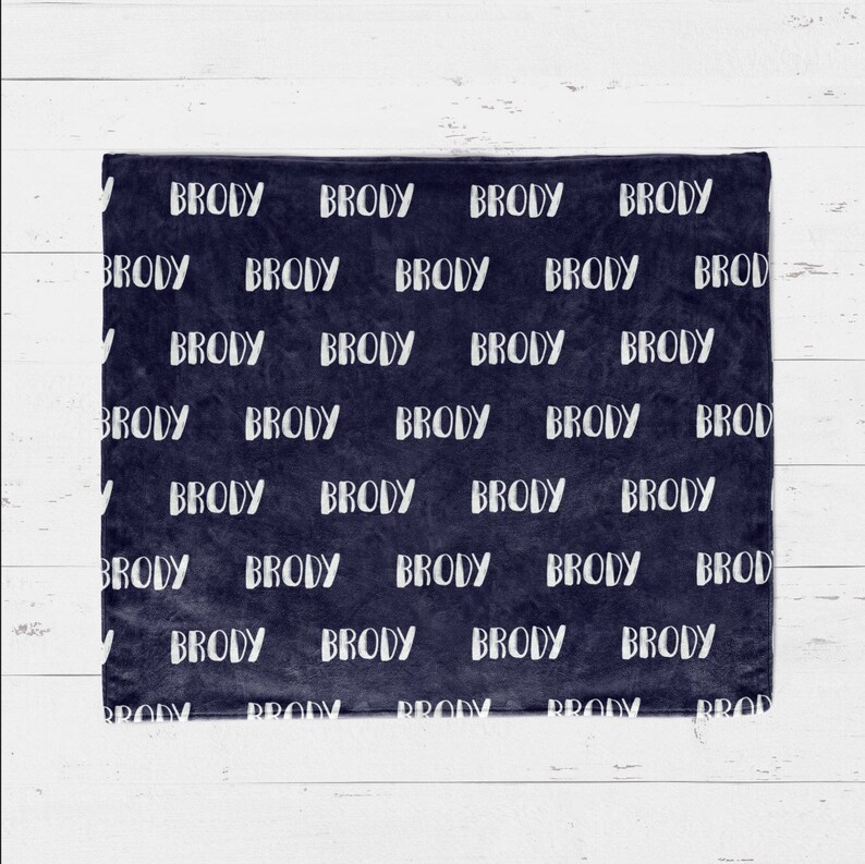 Personalized Name Blanket Personalized Blanket Baby Name Etsy