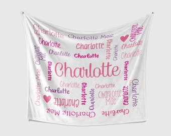 SALE Personalized Baby Blanket, Baby Girl Blanket, Personalized Blanket, Baby Name Blanket, Personalize Baby, Swaddle Blanket, Baby Blanket