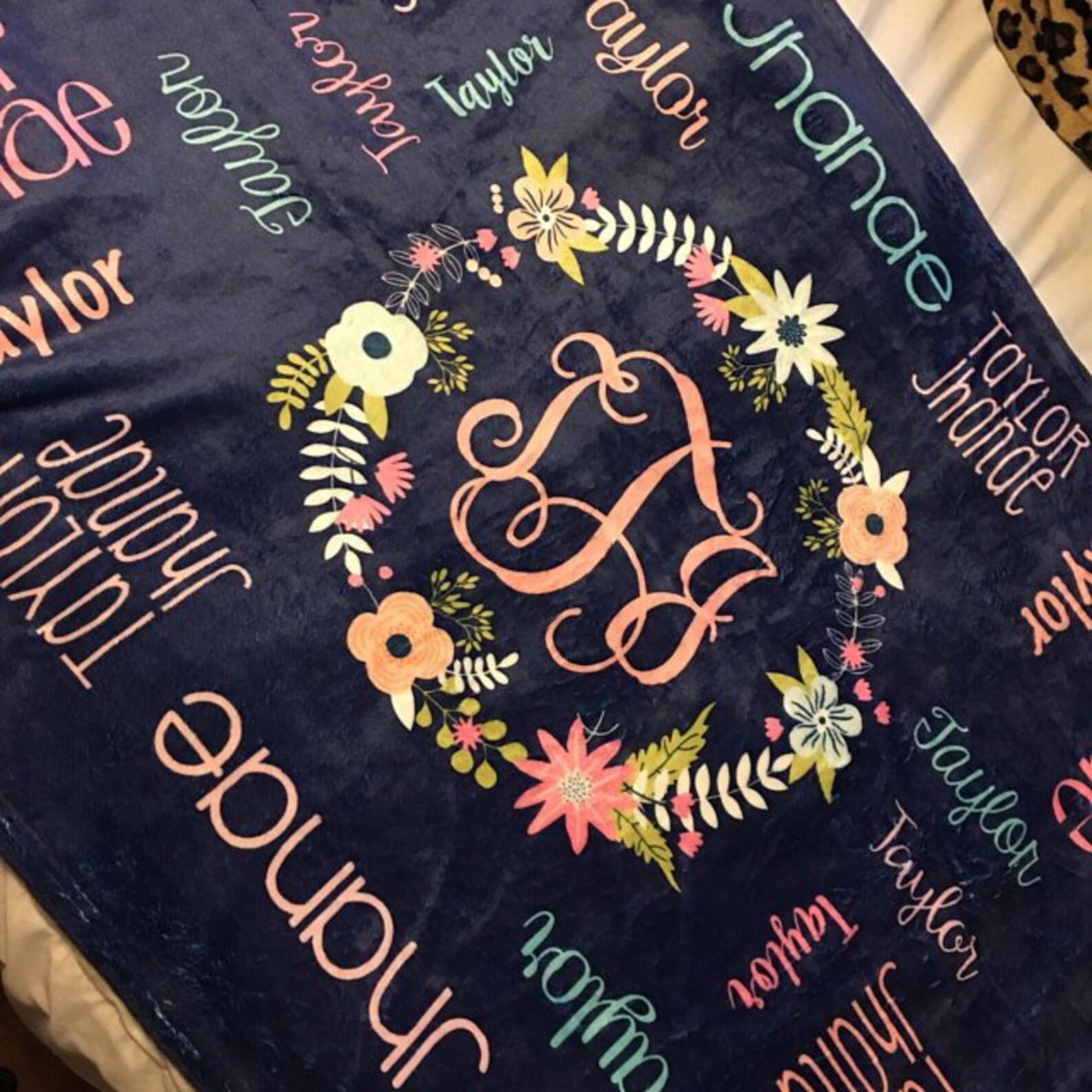 SALE Personalized Baby Blanket Baby Girl Blanket Etsy