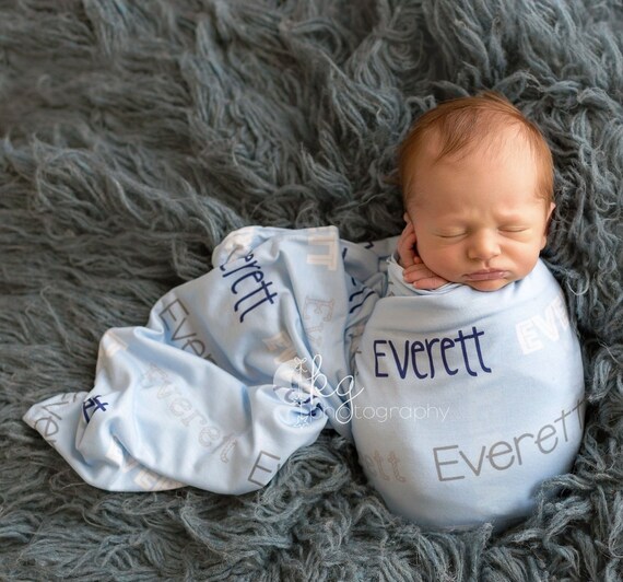 Etsy personalized sales baby boy blanket