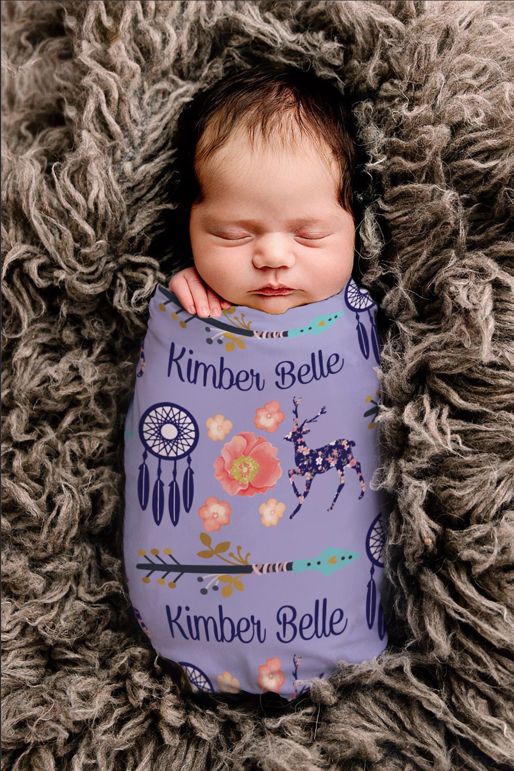 Personalized Swaddle Blanket Baby Name Blanket Name Swaddle Etsy