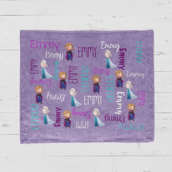 Personalised frozen blanket new arrivals