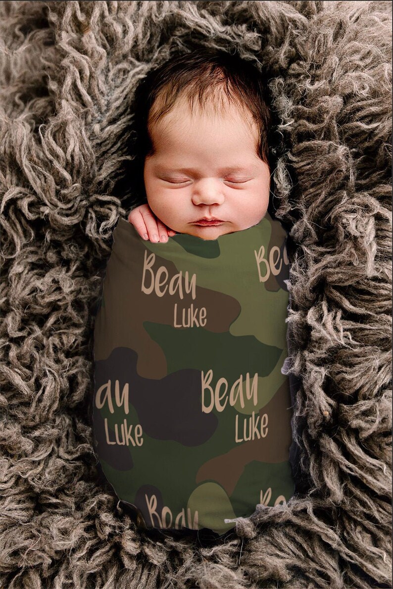 Personalized Camo Blanket Personalized Camouflage Blanket Etsy